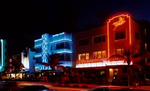 South Beach at night